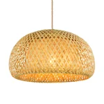 Bamboo Lantern 30cm Pendant Lamp Natural Rattan Wicker E27 LED Chandeliers Hand-Woven Lampshades Lighting Fixture Hanging Light 6