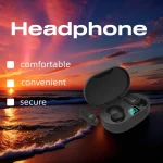 E6S Wireless Bluetooth Earphones TWS Bluetooth Headset Wireless Earbuds Noise Cancelling Earphones with Mic Headphones Sport 2