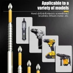 Non-slip PH2 Magnetic Batch Head Cross Screwdriver Hardness Drill Bit Screw Driver Hand Tools 25/50/65/70/90/150mm 5