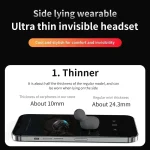 X55 Mini Wireless Earphones Bluetooth Headphones Noise Reduction Sport Game Sleep Bluetooth 50 Earbuds HIFI Stereo Music Headset 4