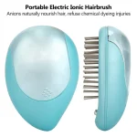 Hot Selling Battery Negative Ion Massage Comb Portable Negative Ion Massage Scalp Hair Brush To Relax The Scalp 4