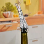 UPORS Wine Aerator Pourer Premium Aerating Pourer Red Wine Decanter Cap Spout Stopper Bottle Mouth Dispenser Decanter Spout 4