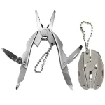 Portable Stainless Steel Multi-Tool Pliers Knife Keychain Screwdriver - Perfect For Outdoor Use! 2