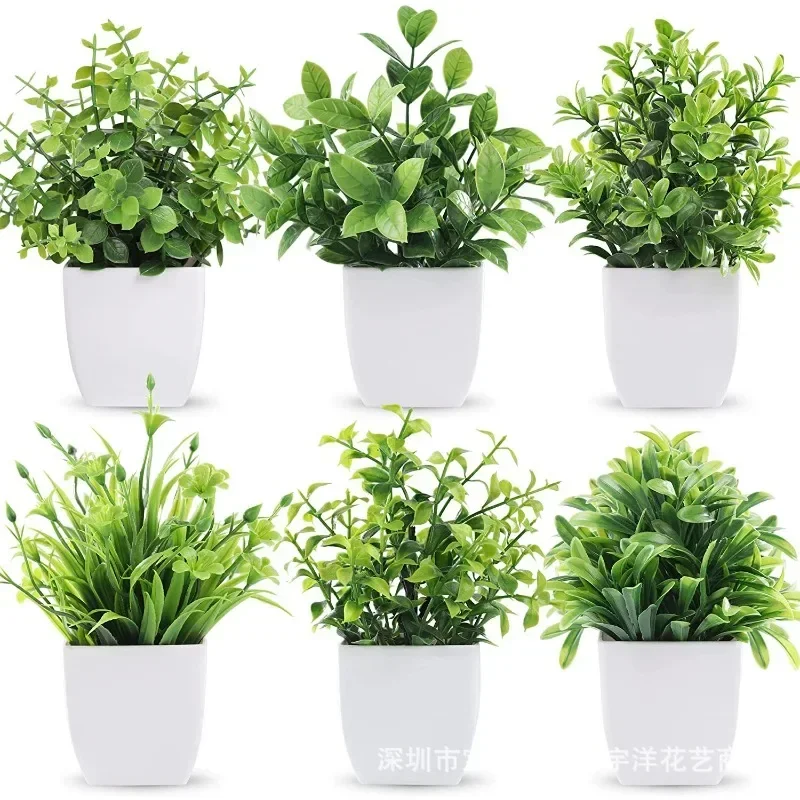 Artificial Bonsai Green Fake Plant Eucalyptus Flower Potted Plant for Indoor Outdoor Home Bedroom Garden Decoration Supplies Artificial Bonsai Green Fake Plant Eucalyptus Flower Potted Plant for Indoor Outdoor Home Bedroom Garden Decoration Supplies