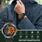EIGIIS KE3 2025 New Bluetooth Call smartwatch for men Full Touch Screen With Health Monitor heart rate Flashlight Smart watch 3