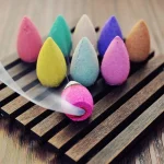 Mixed Natural Reflux Tower Incense for Backflow Incense Burner, Rose Jasmine Lavender Osmanthus Sakura Smoke Cone Home Fragrance 3