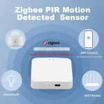 Tuya Zigbee 3.0 PIR Motion Sensor & Light Detector Infrared Smart Sensor Wireless Home Alarm System Works with Alexa Google Home 2