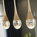 Modern Bubble Crystal Pendant Lights Indoor Hanging Lamp For Dining Room Bedroom Shop Bar Cafe Drop Pendant Lamp Home Decoration 3