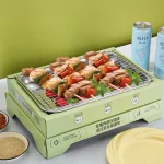 Disposable Grill Grill Picnic Stove Portable Household Outdoor Fruit Charcoal Smokeless Grill Charcoal 3