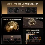 Lenovo C02 Multimedia Speaker Bluetooth Speaker Wired/Bluetooth Dual-Mode Speaker Retro Speaker Universal for Tv, Computer, and Mobile Phone Subwoofer 4
