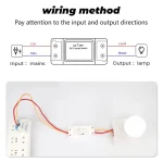 1pcs Wifi DIY Interruptor Smart Switch Wireless Remote Controller Home Control Works with Alexa Google Home 6