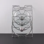 Kitchen Organizer Rack Wall Hanging Pot Cover Rack Five-Layer Pot Lid  Metal Rust-Free Multifunctional Rack Pot Lid Storage Rack 4