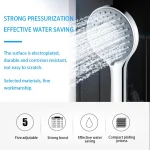 Bathroom Sprayer Shower Jetting Shower Head Water Saving Handheld Adjustable 5 Modes SPA Shower Bath Head Bathroom Accessories 3