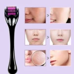Derma Roller for Facial Body Hair Growth,540 Needles, Micro Face Roll Tool, Skin Beard, 0.2mm, 0.25mm, 0.3mm 6