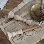 Wooden Candlesticks Unfinished DIY Classic Craft Candle Holders for Paint or Living Room Home Wedding Holiday Decorations 4