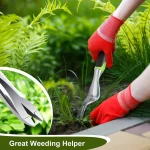 Hand Weeder Tool Weed Puller Tool for Garden Weeding Digger Tool with Ergonomic Handle for Weed Removal Farmland Transplantation 5
