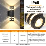 LED Outdoor Wall Lights E27 Up Down Exterior Wall Sconce IP65 Waterproof Led Sconce Lamp for Porch Front Door Garden Wall Lamp 4