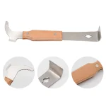 Stainless Steel Bee Hive Hook Scraper Multifunctional Beekeeping Hive Tool Hive Scraper Beekeeping Equipment Frame Cleaning Tool 3