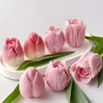 3D Tulip Silicone Candle Mold DIY Handmade Flower Aromath Soap Candles Casting Molds Plaster Resin Craft Gifts Making Supplies 4