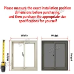 DTGJ NEW Magnetic Screen Windows Mosquito Net Customized size Black Invisible Fiberglass Mesh Air Tulle Anti insect fly Curtains 5