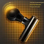 2026 New Mini Massage Gun USB Portable Muscle Relaxation Vibrating Fitness Equipment for Neck Back Shoulder Pain Relief 3