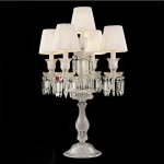Modern Table Lamp Crystal Desk Lamp Nordic Standing Lamps Living Room  Luminaria Tripot Lamps deco salon Stand light 3