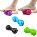 ​​Peanut Double-Headed Massage Roller Ball​​Deep Fascia Relaxation Plantar Fasciitis Physiotherapy Arch Back Multi-Functional Ma