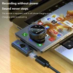 Wireless Lavalier Lapel Microphone Noise Cancel Live Game iPhone iPad Android Type-C Phone Outdoor recording Interview PC 5