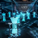 16-color LED Light-emitting Bar Table and Chairs Combination KTV Small Barbarian Creative Round Charging Outdoor Activities 4
