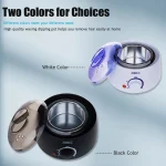 200ml Hair Removal Tool Smart Warmer Wax Heater Hands Feet Epilator Depilatory Skin Care Paraffin Wax Machine Kit+Wax Beans 5