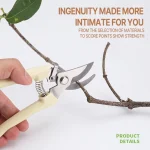Pruning Garden Scissors Professional Garden Trimmer Orchard Scissors Hand Tools Bonsai Gardening Chopper Pruning Scissors 5