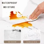 Waterproof and antifouling wall sticker self-adhesive wallpaper 1 roll thick foam marble wallpaper for bedroom and living room 5