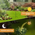 1pc Solar Watering Can with Lights Outdoor Solar Garden Lights Decro Solar Lights Waterproof Hanging Lantern for Yard Patio 4