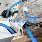 1pcs Upgraded Dryer Vent Cleaner Kit: Universal Vacuum Hose Attachment for Lint Removal Fits All Vacuums Deep Cleaning Brush for 2