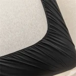 Kuup Safe Waterproof Mattress Protector Soft Comfortable Breathable Solid Color Fitted Bedding Cover No Pillowcases Included 5