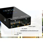 SUMRY 4KW 6KW 120V Off Grid Solar Inverter 24V 140A 5600W MPPT Charger Pure Sine Wave Home Inverter 6.25 Inch LCD Display 6