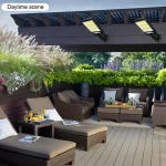 1/2/4-Pack Solar Street Lights, 108 COB LED Outdoor Wall Lights with Remote Control and Motion Sensor, Adjustable 3 Modes, Suita 4