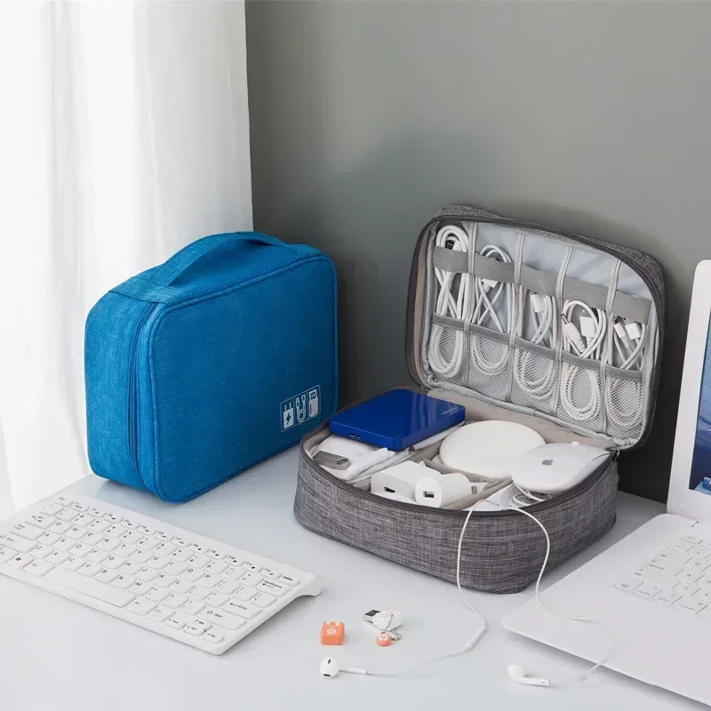 Travel Multi-function Cable Winder Charger Organizing Bag Miscellaneous Items Storage Box Travel Multi-function Cable Winder Charger Organizing Bag Miscellaneous Items Storage Box