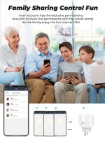 Tuya Zigbee Smart Plug 20A EU Smart Socket With Power Monitoring Timing Function Voice Control Via Alexa Google Home Yandex 6