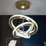 French luxury crystal chandeliers Hall living room Led ceiling lamp pendant ceiling light Room Kitchen Dining table decoration ﻿ 4