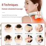 Back And Neck Smart Massage Instrument Shoulder Neck Massage Cervical Vertebra Health Care Vibrator Relieve Pain Muscle 4