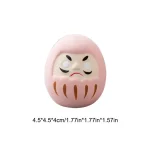 8 styles Japanese Ceramic Daruma Doll Crafts Lucky Charm Fortune Ornament Landscape Home Desk Decor Miniature Gifts Accessories 6