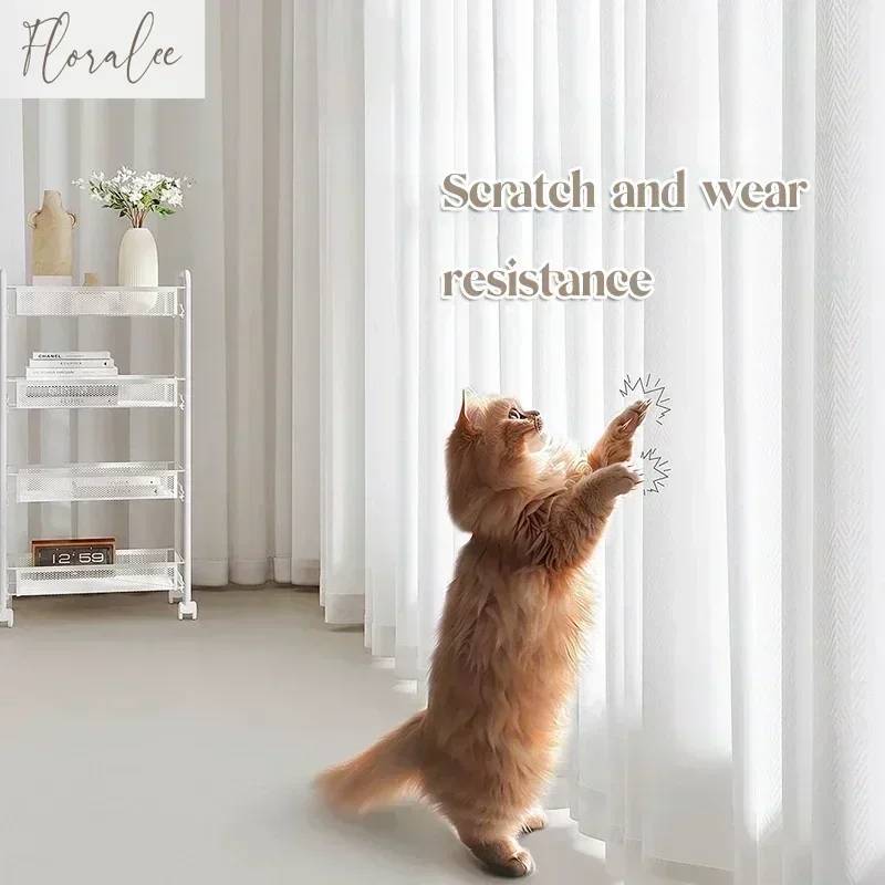 Solid White Tulle Good Quality Yarn Luxury Chiffon Sheer Curtains for Living Room Bedroom Decor Voile Drapes Tulle for Windows Solid White Tulle Good Quality Yarn Luxury Chiffon Sheer Curtains for Living Room Bedroom Decor Voile Drapes Tulle for Windows