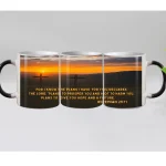 3D Crack In A Wall Butterfly Mug Wrap,Flower Tea Cup Mugs,Ceramic Sublimation Coffee Mugs, 330ML 6