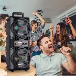 3000W Portable Bluetooth Speaker Sub woofer Heavy Bass Sound System Party Dj Karaoke Rechargeable Loud Speaker 6