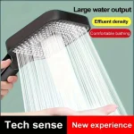 Large Area Shower Head 3 Modes Adjustable High Quality High Pressure Water Saving Flow Shower Faucet Nozzle Bathroom Accessories 6