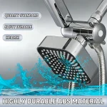 A High-Flow Large Nozzle and Handheld Shower Head,Two-In-One Shower Set, Shower Long Hose, Three-Way Water Distributor Bathroom 4