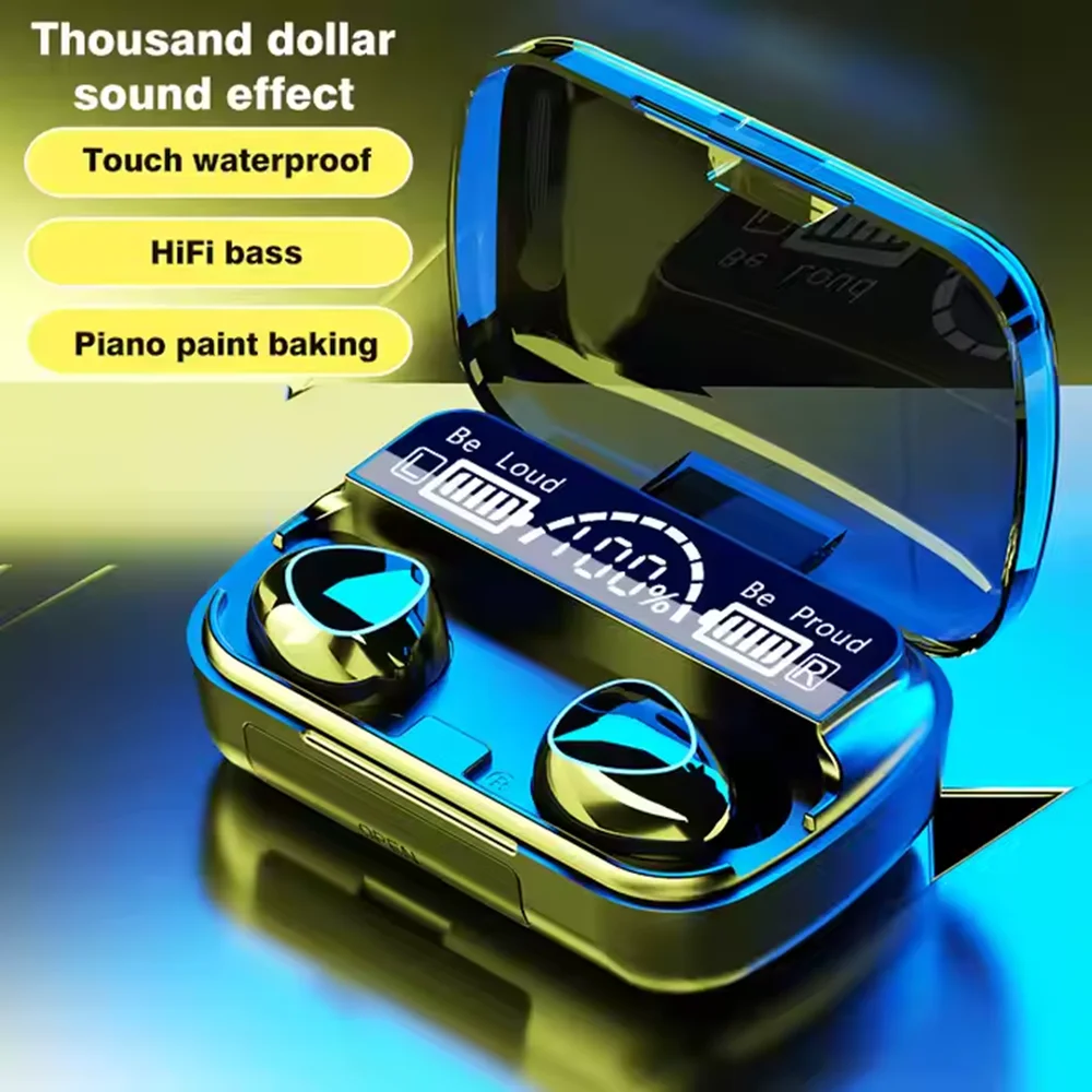 New Arrival M10 Earphone Wireless Headset High Quality Perfect Sound Earbuds Sports Game Music BT Headphone with Power Bank New Arrival M10 Earphone Wireless Headset High Quality Perfect Sound Earbuds Sports Game Music BT Headphone with Power Bank