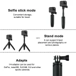 for Gopro Vlog Tripod Foldable Tripod Mini Portable Monopod for Go Pro Hero 11 10 8 7 Black Session Osmo Action Camera Accessory 4
