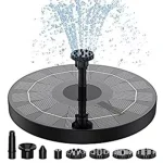 Waterfall Fountain Mini Solar Water Fountain Pool Pond Garden Decoration Outdoor Bird Bath Solar Powered Fountain Floating Water 5